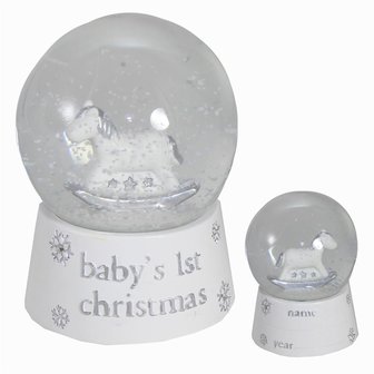 Bambino sneeuwbol baby&#039;s eerste kerst