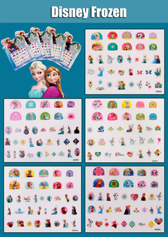 Frozen 2 3D kindernagel stickers 