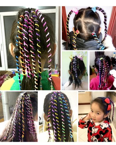 spiraal kinderkrullers/haarbanden 
